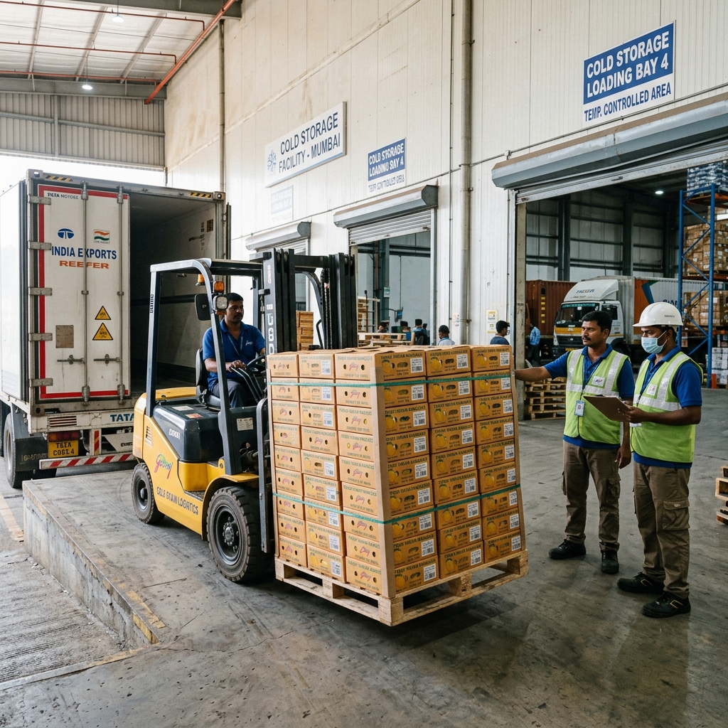 Mango Export Loading India